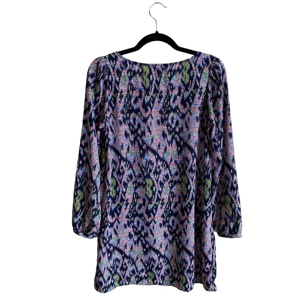 Honey Punch Colorful Long Sleeve Tunic Dress - Picture 2 of 3